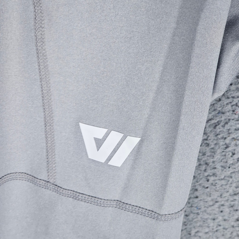 WOLACO Compression Pants Mens L Gray North Moore Athletic Pockets - Picture 5 of 9